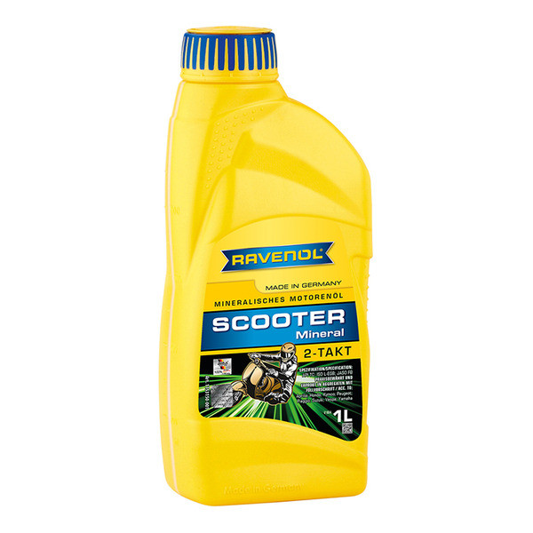 RAVENOL Scooter 2-Takt Mineral շարժիչի յուղ 2T սկուտերների համար