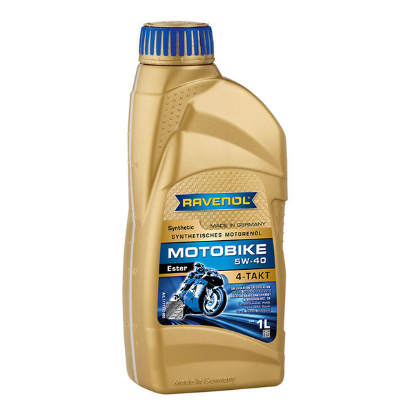 Շարժիչի յուղ RAVENOL Motobike 4-T Ester 5W-40