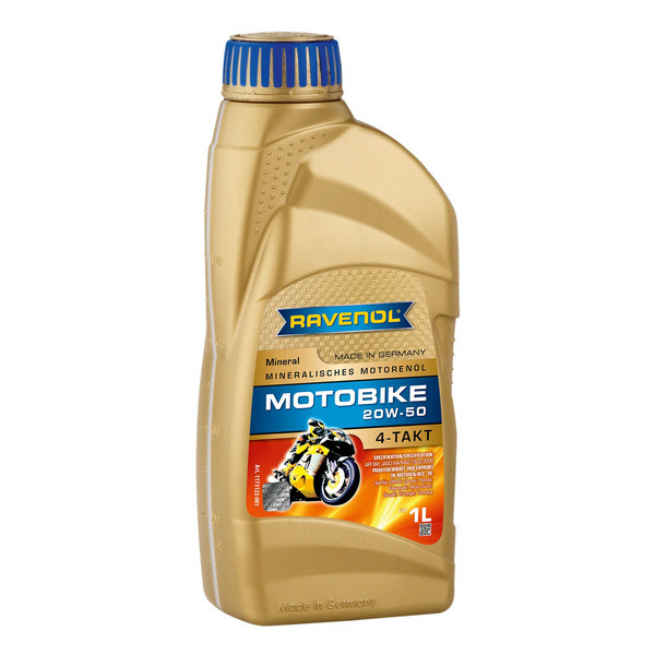 Շարժիչի յուղ RAVENOL Motobike 4-T Mineral 20W-50