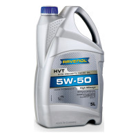 RAVENOL HVT 5W-50 շարժիչի յուղ բարձր վազքի մեքենաների համար