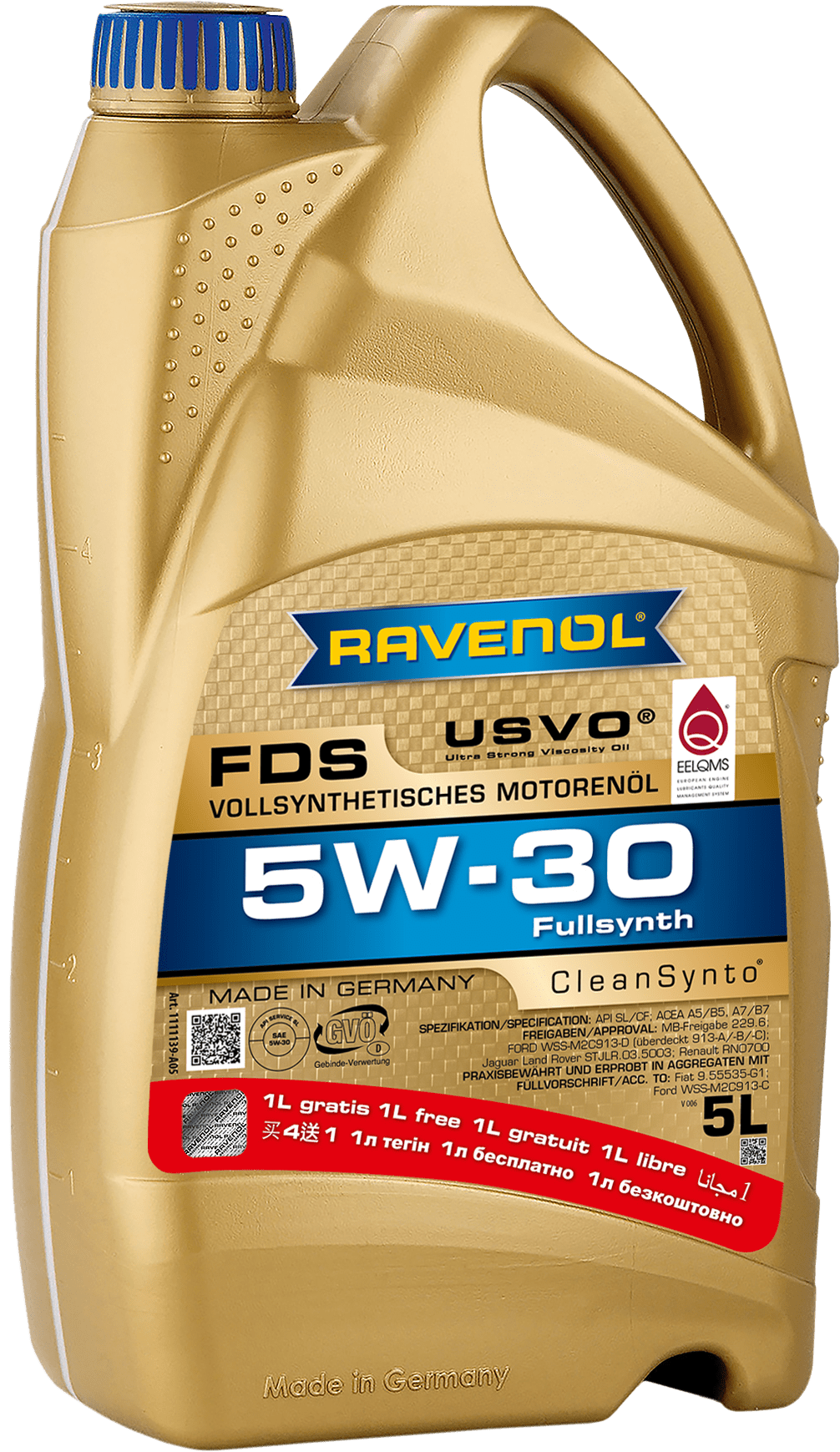 Շարժիչի յուղ RAVENOL FDS 5W-30