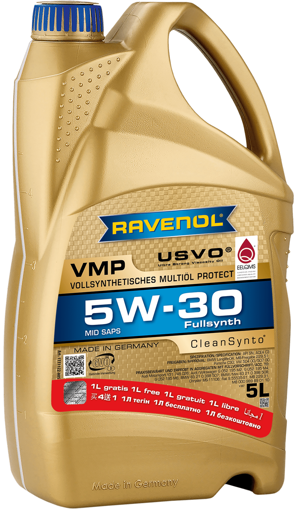 Շարժիչի յուղ RAVENOL VMP 5W-30