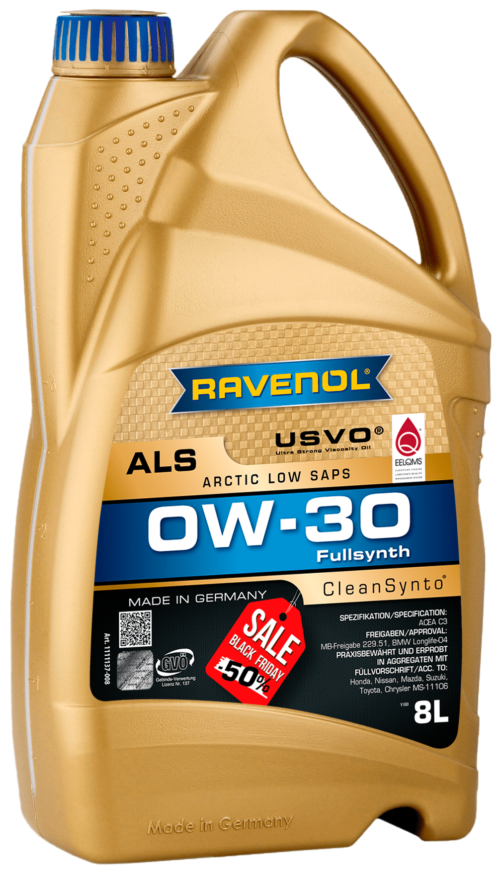 RAVENOL Arctic Low SAPS ALS 0W-30