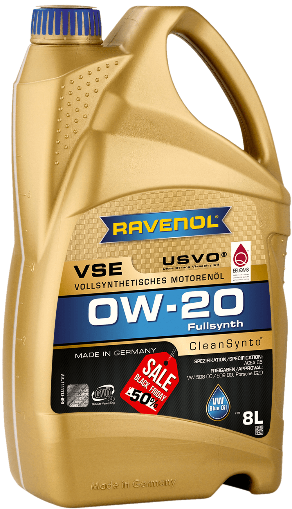 Շարժիչի յուղ RAVENOL VSE 0W-20