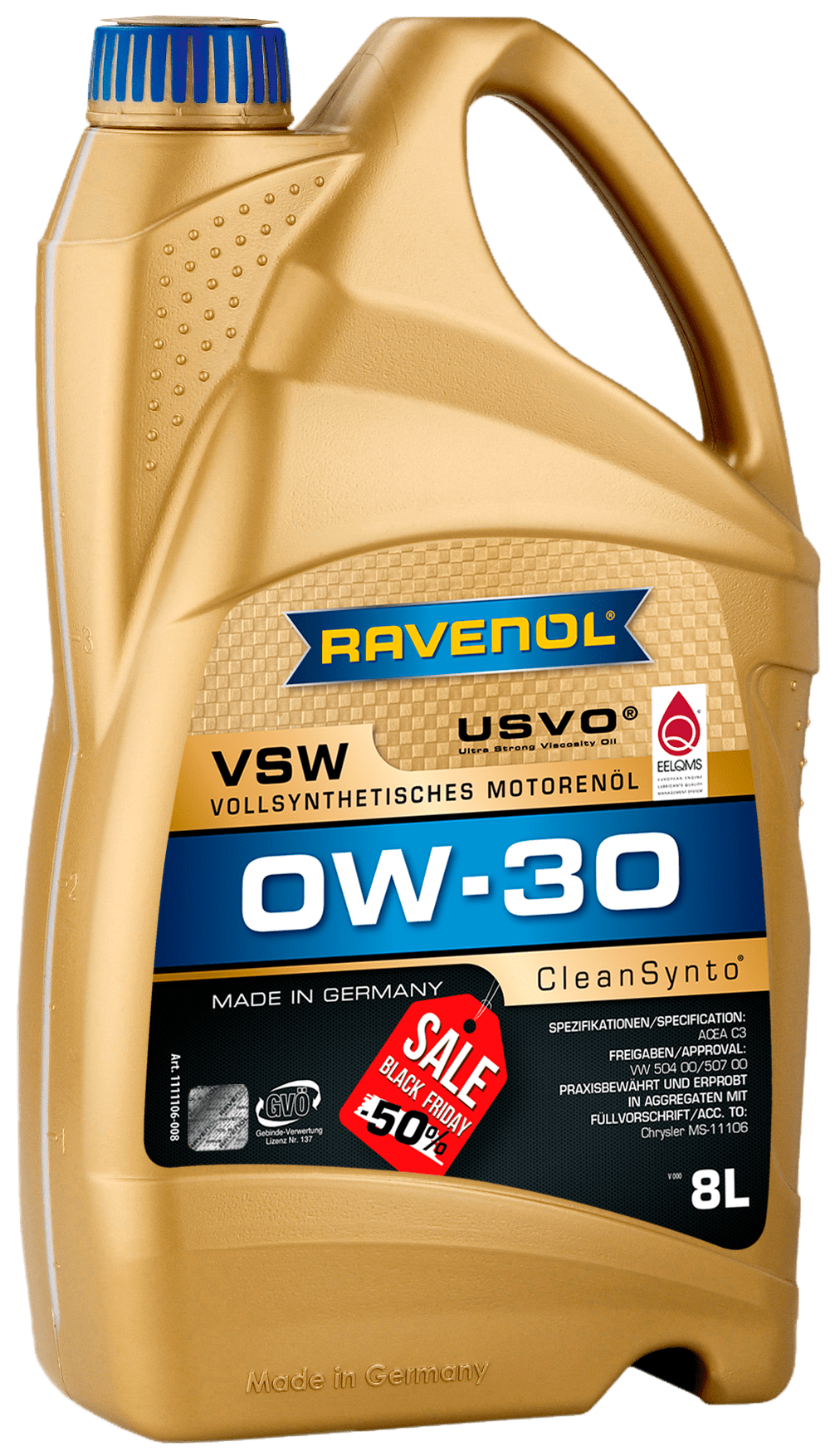 Շարժիչի յուղ RAVENOL VSW 0W-30